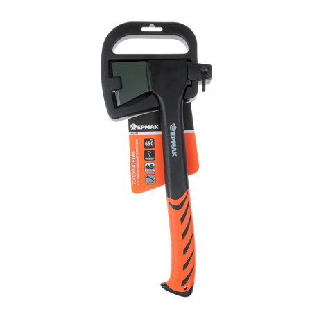 ЕРМАК Топор-колун, 650г, с клиновидным полотном, ручка стекловолокно