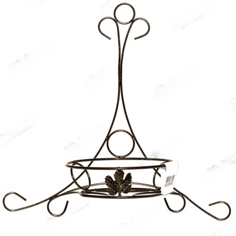 Подставка для цветов "Соло 11" настенная медная