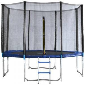 Батут 12' (366*250см) с сеткой и лесенкой, до 150кг. BT12-3 10349