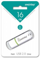 Флеш-диск (флэшка) USB 16GB Smartbuy Crown White (SB16GBCRW-W)