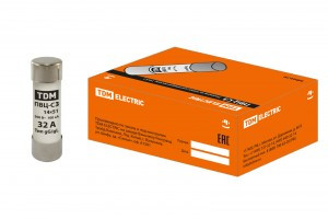 TDM плавкая вставка (предохранитель) ПВЦ-С3 14х51  32А (10!) SQ0729-0019