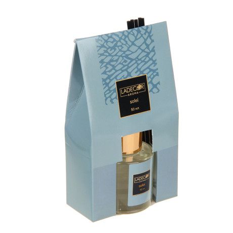 LADECOR Аромадиффузор, 50 мл, кедр и пачули, жасмин и сандаловое дерево, солей, дерево и ваниль