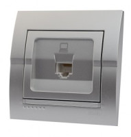 Lezard DERIY роз. СУ 1 мест. комп. металлик серый