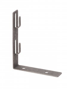 TDM Держатель угловой под черепицу для прута 6-10мм, 2 стал.крюка,основ.100мм,гор.цинк. SQ2402-3196