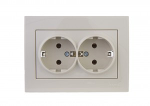 Lezard RAIN роз. СУ 2 мест. крем, земля, керамика (корпус PC) 703-0303-127