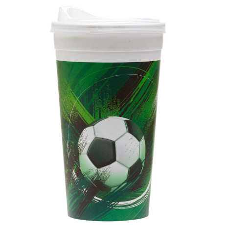 Стакан с крышкой 0,5л Футбол СТК-2391 ВМС х10