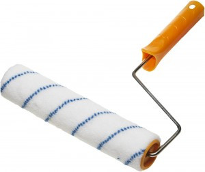 Валик STAYER "MASTER" NYLON ПОЛИАМИД малярный в сборе, ворс 6мм, бюгель 6мм, 40х240мм