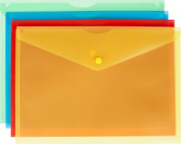 Папка-конверт на кнопке Attache Fantasy А4 в уп.8шт в асс. 727924