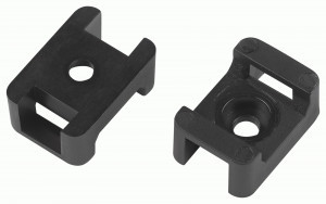 ЭРА  площадка монтажная под винт 22х16мм под хомуты чёрная М4 (уп.50шт, цена за уп) NO-225-306 66685