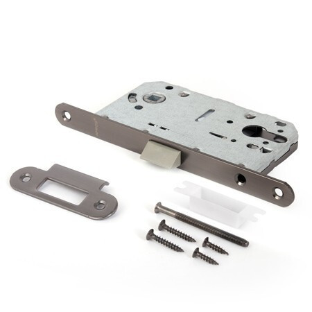 Замок врез БЕСШУМНЫЙ 5300-P-GRF (графит) Apecs (межос -85мм) \5 (40)