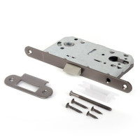 Замок врез БЕСШУМНЫЙ 5300-P-GRF (графит) Apecs (межос -85мм) \5 (40)