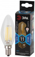 ЭРА F-LED свеча C35 E14 11W(960lm) 4000K 4K филамент (нитевидная) прозр. 100х35 B35-11W-840-E14 2761