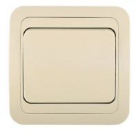 Makel Mimoza выкл. СУ 1 кл. крем. (проходной) 25005