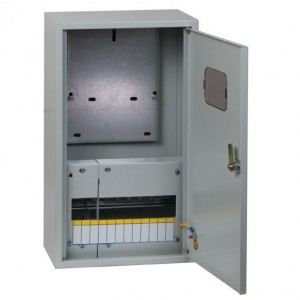 EKF PROxima щит учетно-распред. метал. ЩУРН 1/12 навесной с окном IP31 (400x300x140)  mb23-1/12