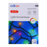 СНОУ БУМ Гирлянда эл. вьюн улич, 10м, 80LED, мульти, мерцание, ПВХ зеленый, коннект, 220В