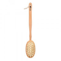 Щетка деревянная, двусторонняя с импульсным массажером, 42см, 40049 Банные штучки