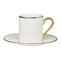 MILLIMI Магма Набор кофейный 2 пр., 100мл, 12,5см, фарфор, белый