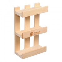 Полка деревянная для мелочей 18х9х30см липа 34306 Банные штучки