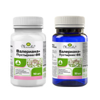 БАД &quot;Валериана+Пустырник+В6&quot; Мирролла, 50табл, банка
