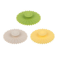 VETTA Крышка для кружки, силикон, 10,5см &quot;Цветок&quot;, 3 цвета