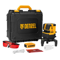 Лазерный уровень LX 05 Red, 20 м, 635 нм, аккумулятор Li 5200 mAh, резьба 5/8&quot; Denzel