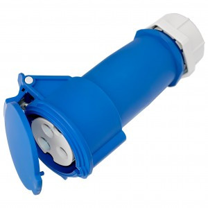 Bylectrica силовая розетка CEE 213 переносная 2P+PE 16А 220В IP44, РПП16-973