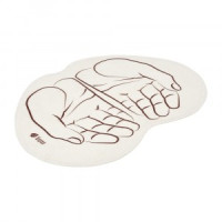 Коврик банный 43*30см &quot;Ладони&quot;, войлок 41998, Банные штучки