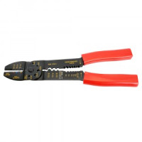 STEKKER пресс клещи (кримпер, стриппер) 0,75-6мм2 обжим, обрезка, снятие изол, красный WSC-008 49614