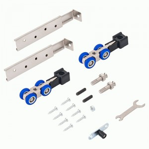 Комплект роликов для раздвижных дверей DR 04 (с фиксатором)