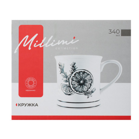 MILLIMI Китчен Кружка, 340мл, керамика