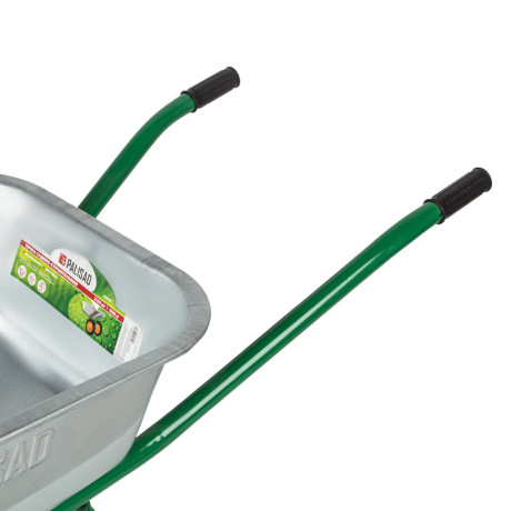 Тачка садово-строительная, 2-х колесная, усиленная, грузоподъемность 320 кг, объем 100 л Palisad