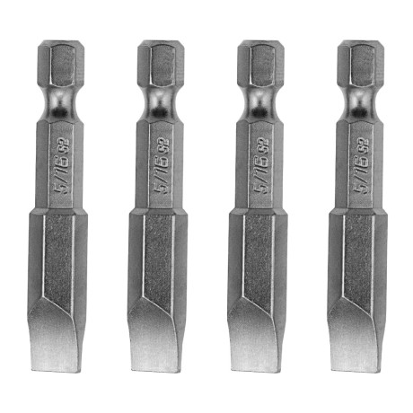 Набор бит, SL5/16"x2", 4 шт. Denzel