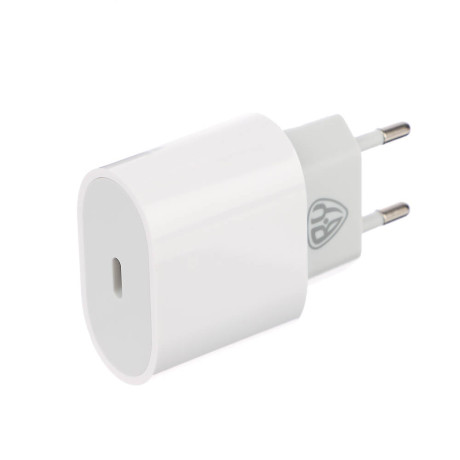 BY Сетевое зарядное устройство Pure 20Вт, USB-C PD,110-240В,50-60Гц, пластик, белый
