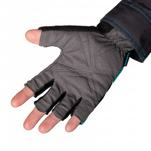 Перчатки комбинированные облегченные, открытые пальцы, AKTIV, L Gross