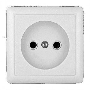 Systeme Electric Хит роз. ОУ 1 мест. бел. (пл.осн.) РА10-131-б (168!)