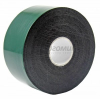 Двусторонний скотч, зеленого цвета на черной основе, 40мм, 5метров  REXANT, 09-6140