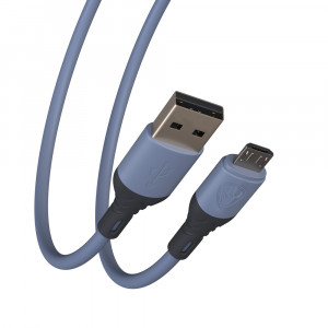 BY Кабель для зарядки Карнавал Micro USB, 1м, 2А, фиолетовый