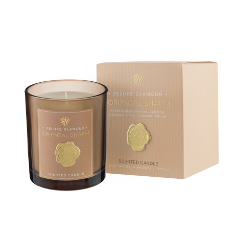BY Свеча ароматизированная Deluxe Glamour, 200гр., Oriental Sharm