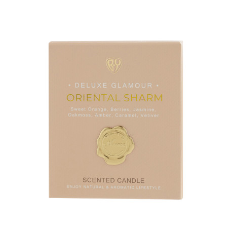 BY Свеча ароматизированная Deluxe Glamour, 200гр., Oriental Sharm