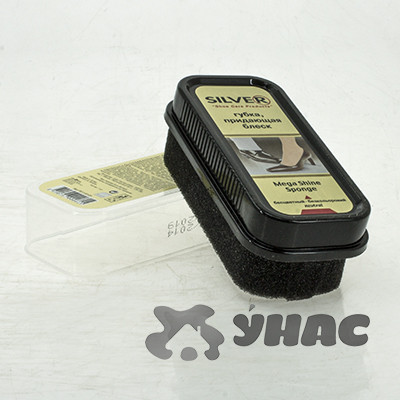 СИЛЬВЕР Губка широкая, придющая блеск без цвета