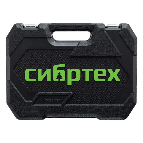 Набор инструментов, 1/2", пластиковый кейс, 32 предмета// Сибртех