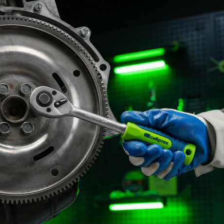 Набор инструментов, 1/2", пластиковый кейс, 32 предмета// Сибртех