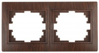 ЭРА Intro Plano рамка, СУ 2 мест. горизонт. венге, 1-502-10 0388
