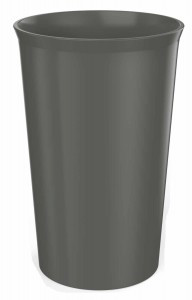 Стакан "SCANDI" 80х80х122 мм, 0,4л серый 435220211 Бытпласт