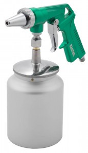 Пистолет KRAFTOOL "EXPERT QUALITAT" пескоструйный с нижним бачком 1000мл, раб дав 5атм zu06583