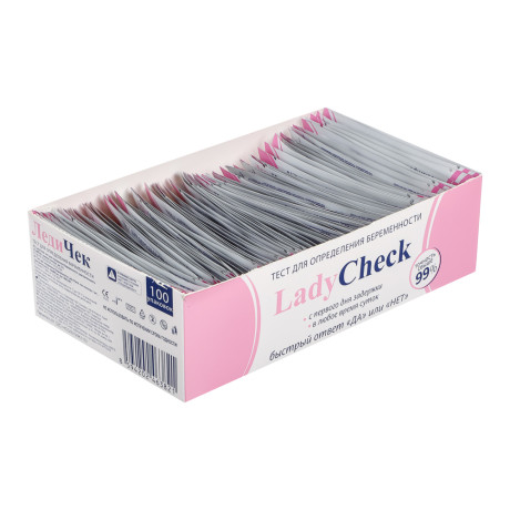 Тест для определения беременности "ЛедиЧек" (тест-полоска)