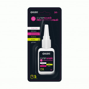 ФАЗА Супер-клей 20г, BL1, шоу-бокс .5058385 1/10/100