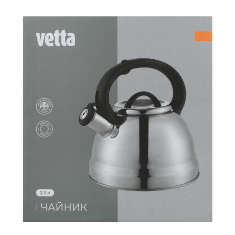 VETTA Чайник стальной 2,3л, "Мелаццо", индукция