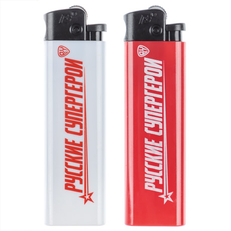 Зажигалка кремниевая тм BY, 8х2,2х1см, 2 цвета