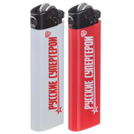 Зажигалка кремниевая тм BY, 8х2,2х1см, 2 цвета